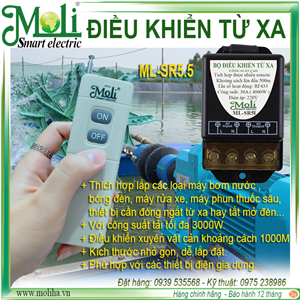 BỘ ĐIỀU KHIỂN THIẾT BỊ TỪ XA 1000M MOLI