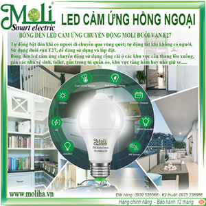 ĐÈN LED CẢM ỨNG HỒNG NGOẠI